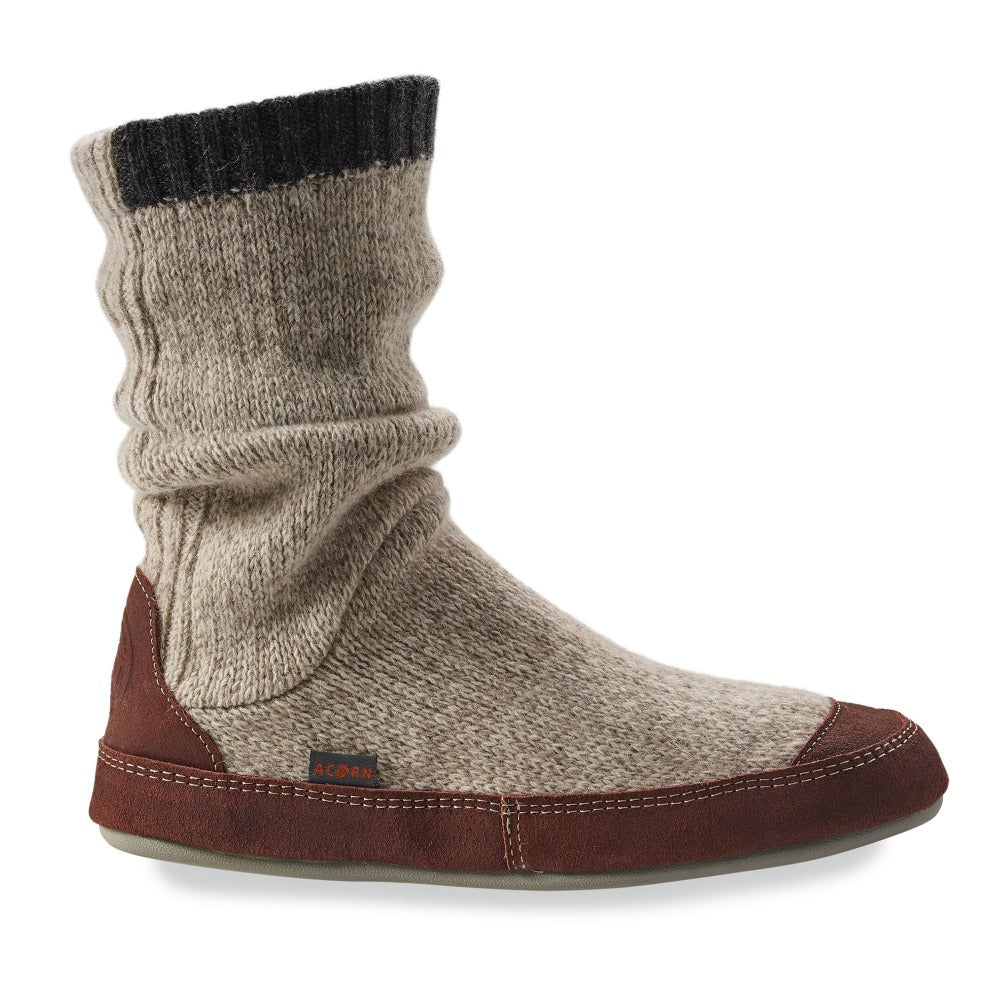 Acorn Unisex Original Slipper Socks, Charcoal Ragg Wool, 7.5/8.5 UK:  : Fashion