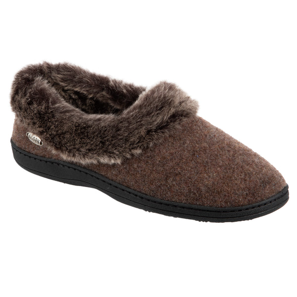 Acorn women's faux chinchilla slipper bootie sale