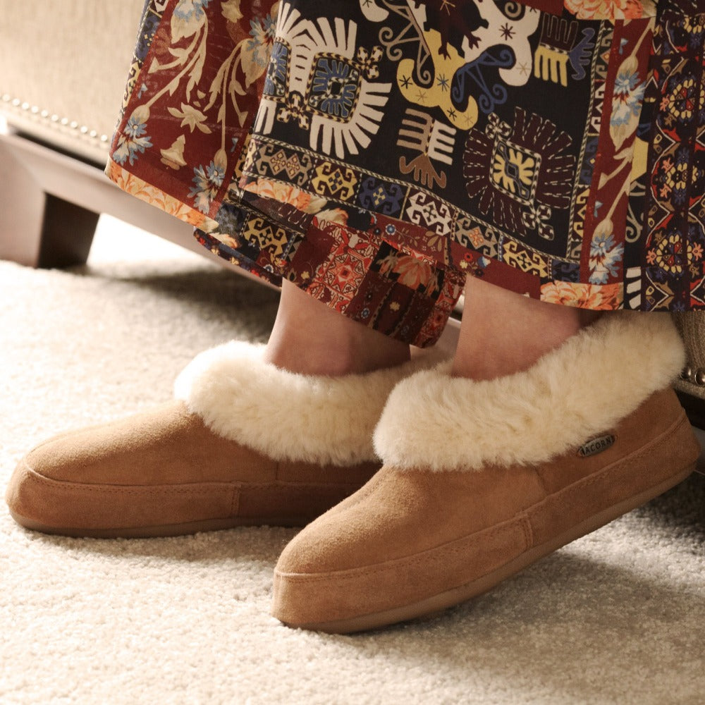 Womens slippers online shearling