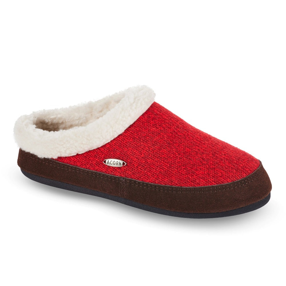 Red sales slippers womens