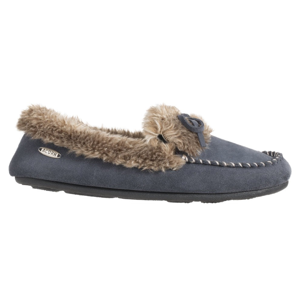 Fur moccasin online slippers