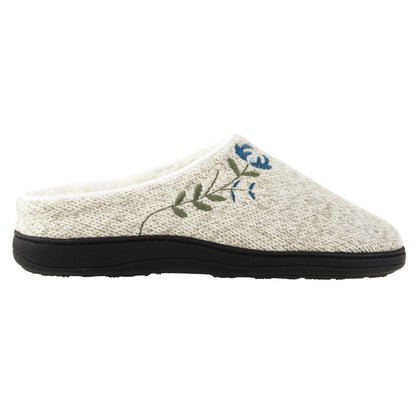 Women’s Flora Hoodback Slipper in Oatmeal Heathered Profile