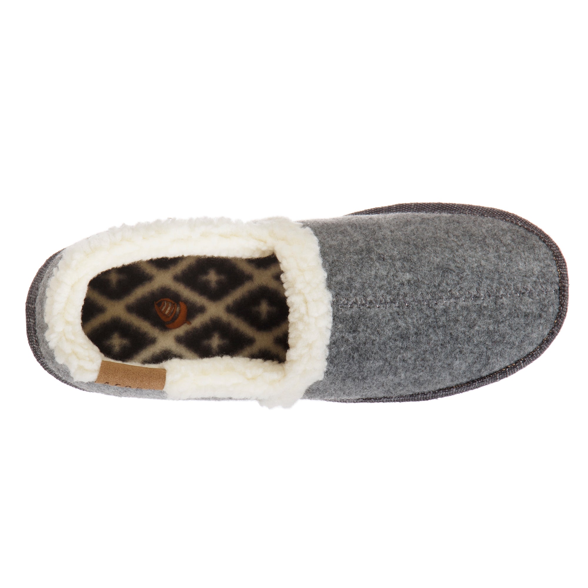 Clarks step flow low faux fur lined discount slipper