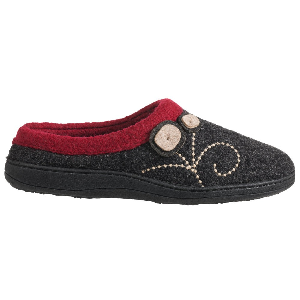 Acorn women's boiled 2025 wool edelweiss slipper moccasin